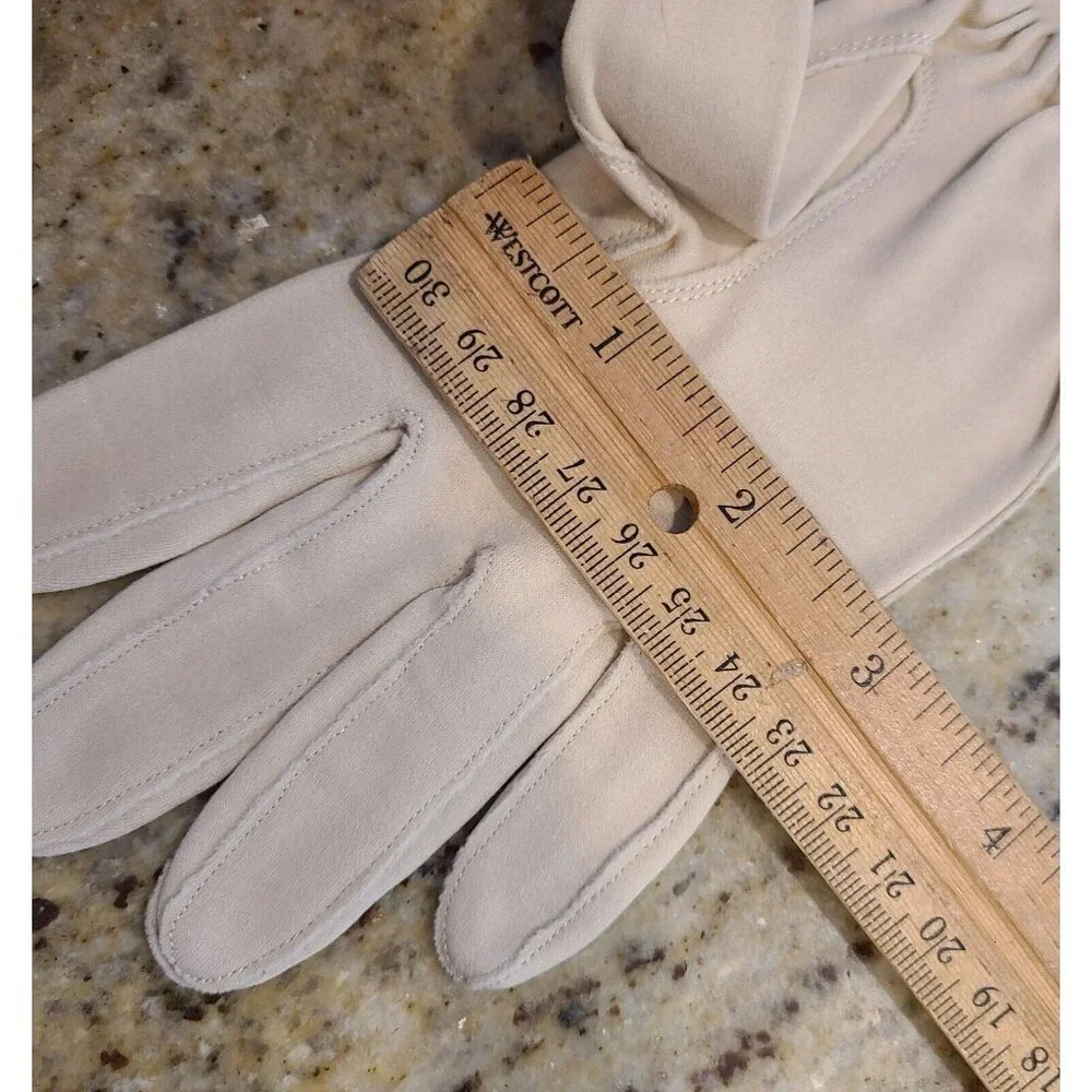 Vintage Womens Size XS-S 6 Beige Cotton Formal 7